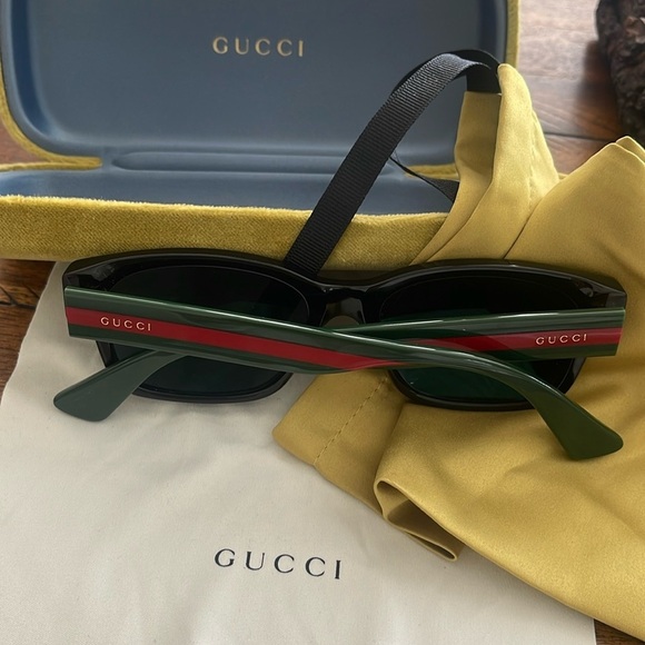 Gucci sunglasses frames GG0343O prescription glasses. Lenses have prescription. main image 6